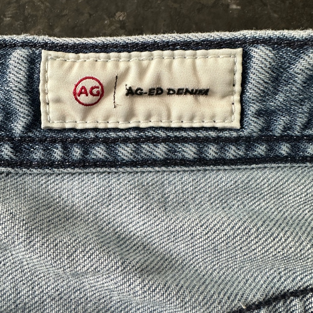 AG-Ed Denim Blue Jeans-Everett Slim-Straight